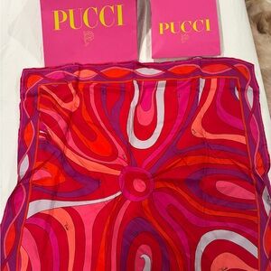 Emilio Pucci Marmo Print Scarf